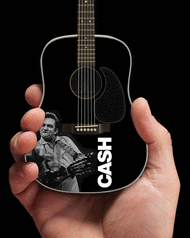 Johnny Cash - Signature Black Acoustic Guitar Model (Middle Finger) Sheet Music by Johnny Cash