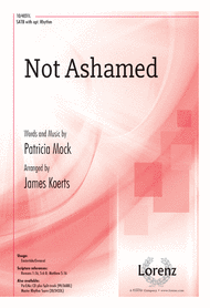 Not Ashamed Sheet Music by Patricia Mock