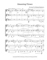 Amazing Grace - Trumpet Trio Sheet Music by John Newton