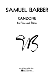 Canzone Sheet Music by Samuel Barber