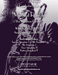 Muskrat Ramble (for Saxophone Quartet SATB or AATB) Sheet Music by Edward Ory