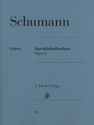 Davidsbundlertanze Op. 6 Sheet Music by Robert Schumann