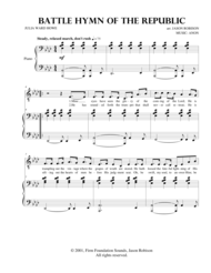Battle Hymn of the Republic Sheet Music by Julia Ward Howe