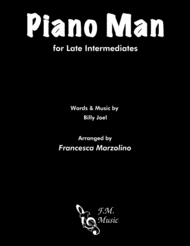 Piano Man (Late Intermediate Piano) Sheet Music by Billy Joel