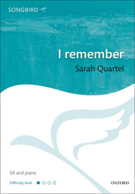 I remember Sheet Music by Sarah Quartel