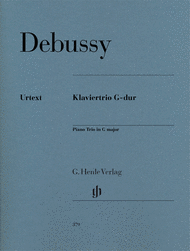 Piano trio G major (first edition) Sheet Music by Claude Debussy