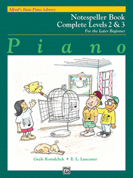 Alfred's Basic Piano Library Notespeller Complete Sheet Music by E. L. Lancaster