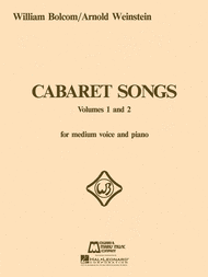 Cabaret Songs - Volumes 1 And 2 Sheet Music by William Bolcom