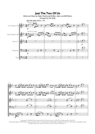 Bill Withers - Just The Two Of Us for Brass Quintet Sheet Music by Bill Withers