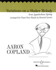 Variations On A Shaker Melody - One Piano/Four Hands Sheet Music by Aaron Copland