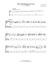 The Old Rugged Cross - for 2-octave handbell choir Sheet Music by George Bennard