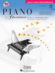 Piano Adventures Level 2A - Gold Star Performance with Online Audio Sheet Music by Nancy Faber
