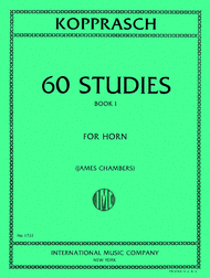 60 Studies - Volume I Sheet Music by C. Kopprasch