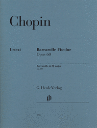 Frederic Chopin - Barcarolle in F-sharp Major