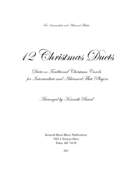 12 Christmas Duets for Flutes Sheet Music by Kenneth Baird