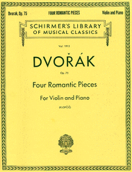 Four Romantic Pieces For Violin And Piano