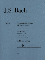 French Suites BWV 812-817 Sheet Music by Johann Sebastian Bach