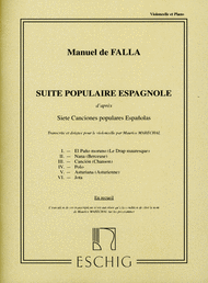 Suite Populaires Espagnole Sheet Music by Manuel de Falla