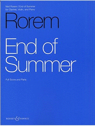 End of Summer Sheet Music by Ned Rorem