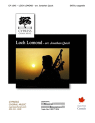 Loch Lomond (SATB) Sheet Music by Jonathan Quick