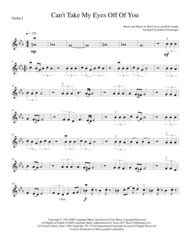 Can't Take My Eyes Off Of You - String Quartet Sheet Music by Frankie Valli