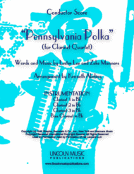Pennsylvania Polka (for Clarinet Quartet) Sheet Music by Lester Lee/Zeke Manners