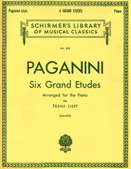 6 Grande Etudes - Paganini/Liszt Sheet Music by Nicolo Paganini