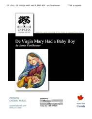 Virgin Mary had a Baby Boy Sheet Music by James Fankhauser