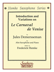 Le Carnaval De Venise (Carnival of Venice) Sheet Music by Jules Auguste Edouard Demersseman