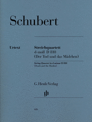 String Quartet The Death and the Maiden d minor D 810 Sheet Music by Franz Schubert
