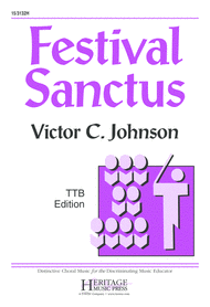 Festival Sanctus Sheet Music by Victor C Johnson