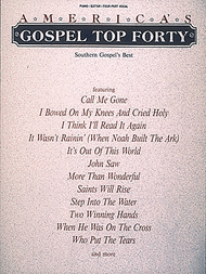 America's Gospel Top Forty Sheet Music by Various