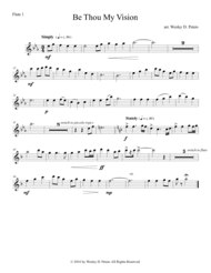 Be Thou My Vision (Flute Sextet) Sheet Music by Traditional