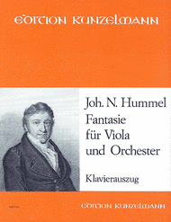 Fantasy for Viola and Orchestra - Arranged for Viola and Piano Sheet Music by Johann Nepomuk Hummel