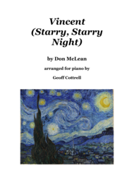 Vincent (Starry Starry Night) Piano Solo Sheet Music by Don McLean