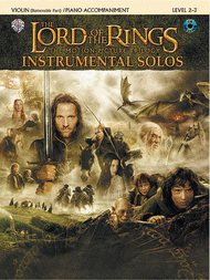 The Lord of the Rings - Instrumental Solos (Violin/Piano) Sheet Music by Howard Shore