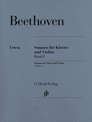 Sonatas for Piano and Violin - Volume I Sheet Music by Ludwig van Beethoven