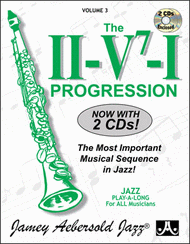 Volume 3 - The II/V7/I Progression Sheet Music by Jamey Aebersold