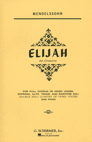 Elijah - Vocal Score
