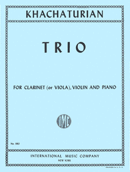 Trio for Clarinet (or Viola)