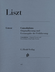 Consolations Sheet Music by Franz Liszt