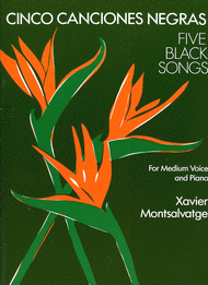 Cinco Canciones Negras Sheet Music by Xavier Montsalvatge