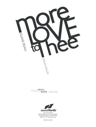 More Love to Thee Sheet Music by Duane Ream