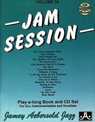 Volume 34 - Jam Session Sheet Music by Jamey Aebersold