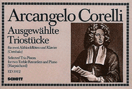 Selected Trio Pieces Sheet Music by Arcangelo Corelli