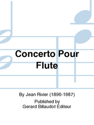 Concerto Pour Flute Sheet Music by Jean Rivier