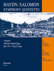 Symphony Quintetto G major Hob.I:94 Sheet Music by Joseph Haydn