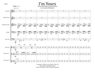I'm Yours for Steel Band Sheet Music by Jason Mraz