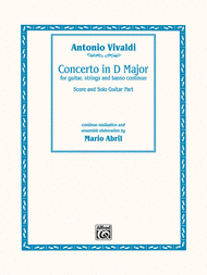 Concerto In D Major Sheet Music by Antonio Vivaldi