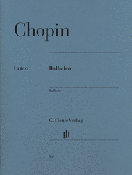 Frederic Chopin - Ballades Sheet Music by Frederic Chopin